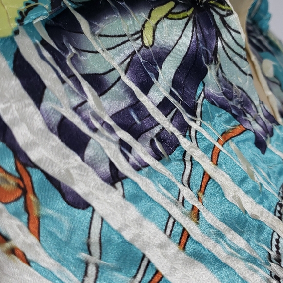 Komarov button-up blouse with laced long sleeve - Picture 6 of 8